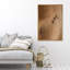 Art mural encadré, impression abstraite brune pour décoration de salon-118150373-120327931-118150372