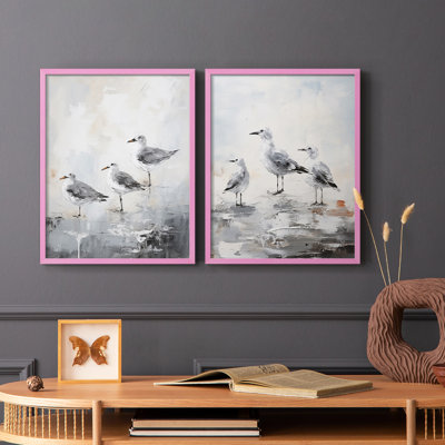 Série NAUTICAL CDLX - Reproduction encadrée de qualité supérieure - prête à être accrochée - aucun clou requis - aucun clou requis
