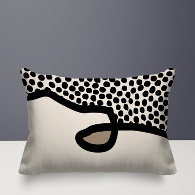 Jai Abstract Reversible Indoor/Outdoor Lumbar Pillow