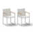 Teak Wood/White
