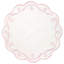 Ribbon Twirl Cotton Blend Scalloped Placemats-1709502795
