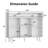Meher 45" W Vinyl Record Storage Cabinet with Charging Station, Adjustable Open Shelves-339907863