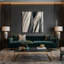 Art mural sur toile gris anthracite DiagonalStripes-96618424
