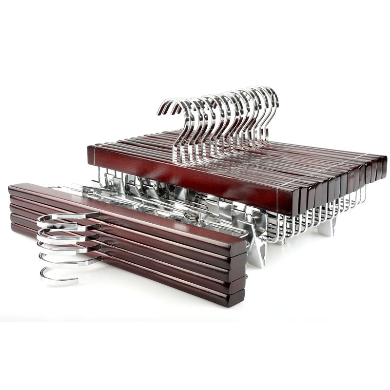 Cintres en bois, paquet de 20 (cerise)