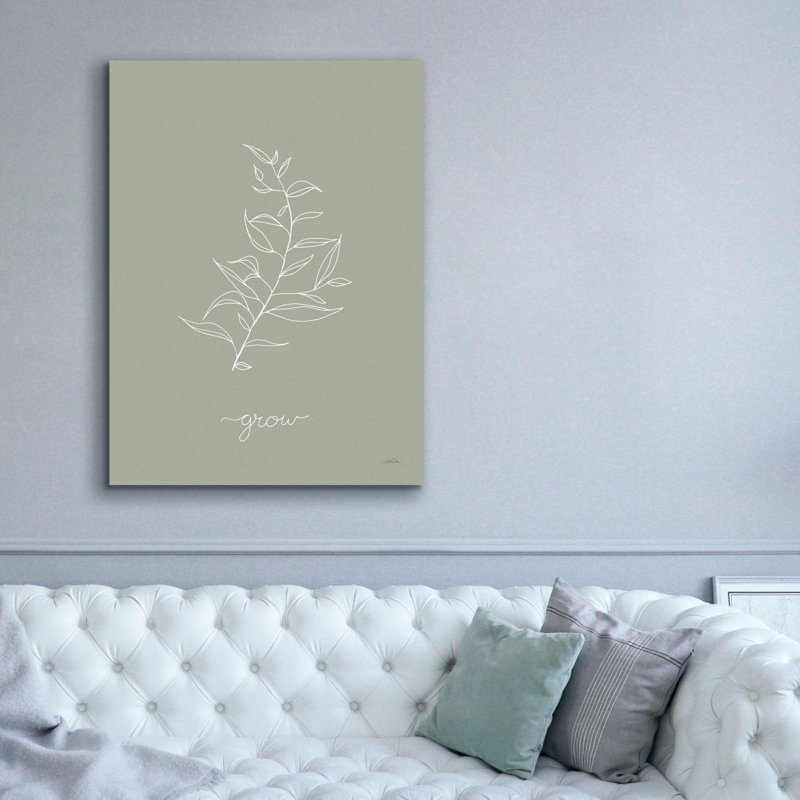 Toile épique Graffiti «Delicate Wildflowers 2» par Katrina Pete, 40 po x 54 po