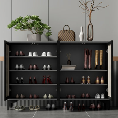 Gray Aluminium  Shoe Storage