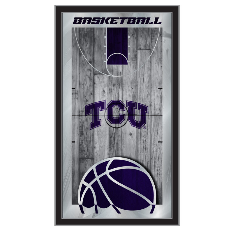 « basket mirror », impression encadrée NCAA, Texas Christian University
