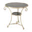 Gueridon Table-Brass/Black Granite-9602654