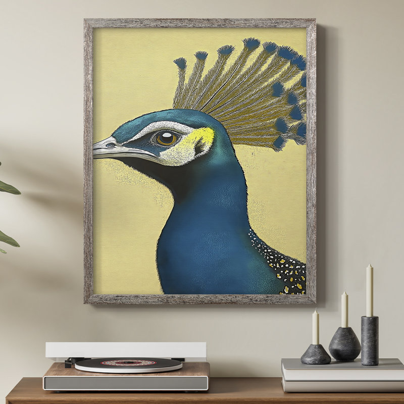 ANIMALS Series CECLXV, reproduction encadrée - bois massif, 15" H x 12" W