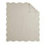 Oversized Quilted Throw With Scalloped Edges 60X72"-125133521