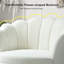 Fauteuil demi-tonneau en velours 30 po Hendrix-2112625224