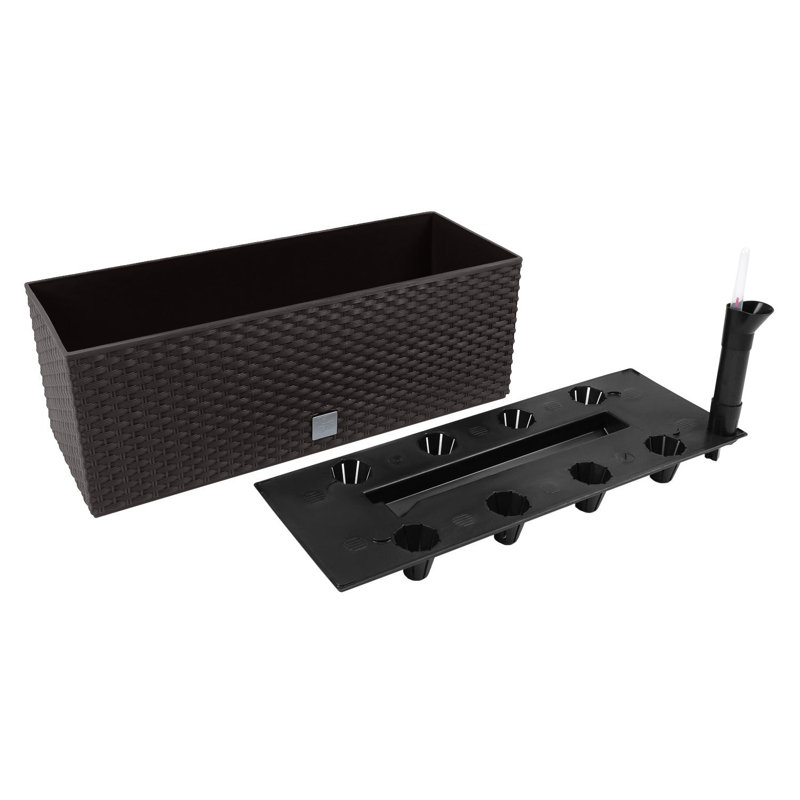 Petty Planter Box, Umber, 19cm H x 19cm W x 51cm D