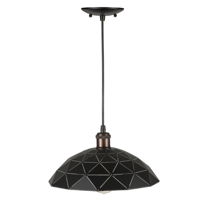 Luminaire suspendu pour dôme simple 1 lumières Courtney