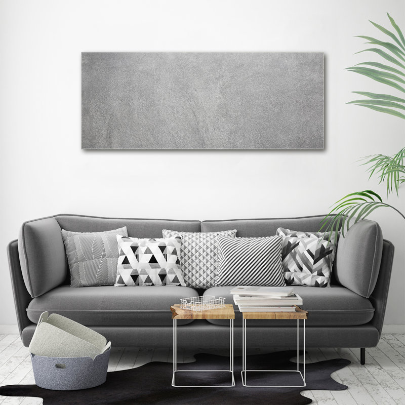 Gray Wall - No Frame Print on Canvas