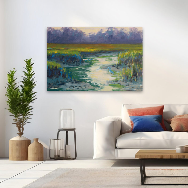 Contemporary Morning Visitor, 48" H x 32" W