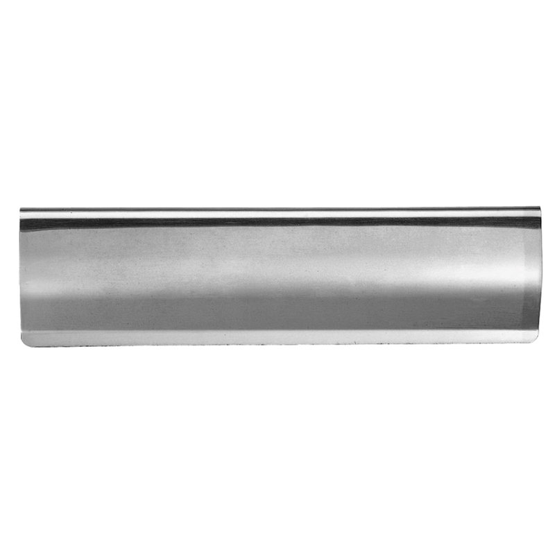 Floe Curved Pattern Letter Tidy Door Accessory, 9.5cm H x 9.5cm W x 30cm D, Satin Stainless