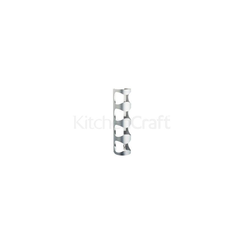 Wall Mounted Wine Bottle Rack in Silver