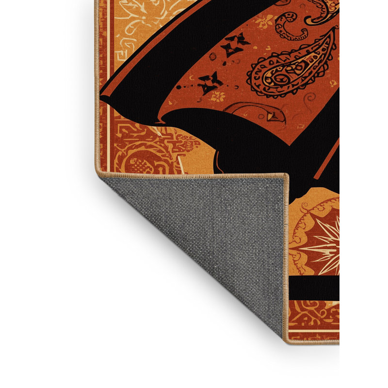 Soft Plush Duppstadt Buccaneer Raider Classic Oriental Area Rug in Brown – LightBrown Binding, 7x10
