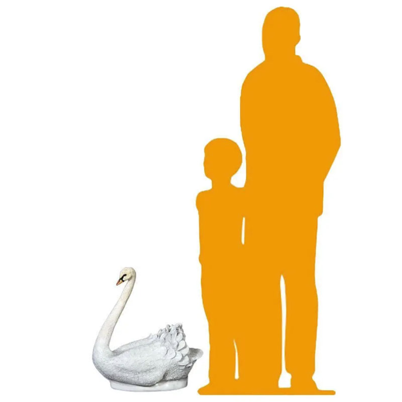 Statue de petit cygne taille réelle