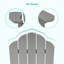 Chaise Adirondack en plastique Harb-1849433067