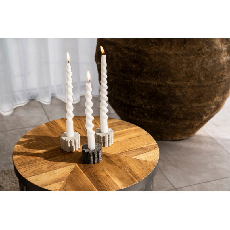 6 Piece Stone Candle Accessories Set