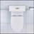 Elongated One Piece Toilet White