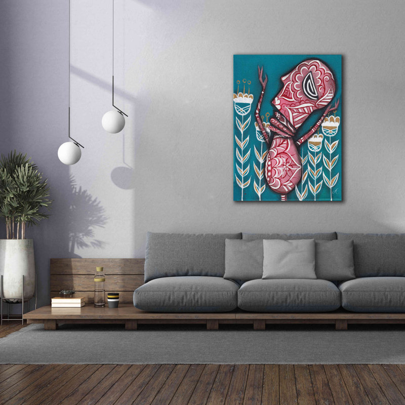 "Uplift" par Abril Andrade, H 54 po x l 40 po x P 1,5 po