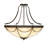 Carousel 6 - Light Golden Bronze Unique/Statement Pendant