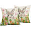 Housse de coussin réversible à motif floral  Bunny