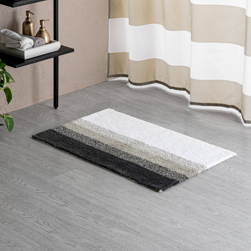 Tapis de bain Raul, l 21 po x L 34 po, gris