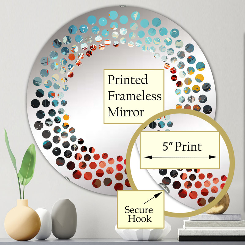 Circle Mirror, 23.6" x 23.6"