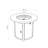30-Inch Round Propane Fire Pit Table with 50,000 BTU Heat Output for Patio and Garden, Compact and Stylish Design-190067575