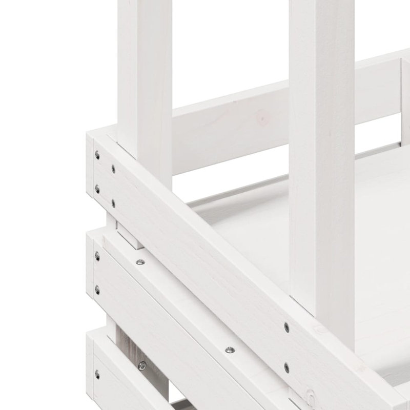 Delshire Rectangular Outdoor Bar Table , 112.5cm cm W 57cm cm D, White