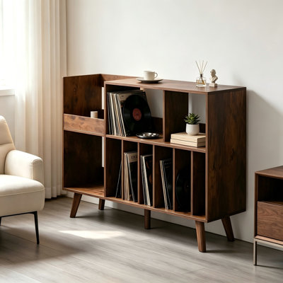 Support pour tourne-disque de 48 po, 450 livres en vinyle, rangement et présentation