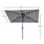Parasol de marché rectangulaire 9,85 pi Toucha-318957834