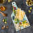 Ambesonne World Map Tempered Glass Cutting Board Countries and Oceans Multicolor