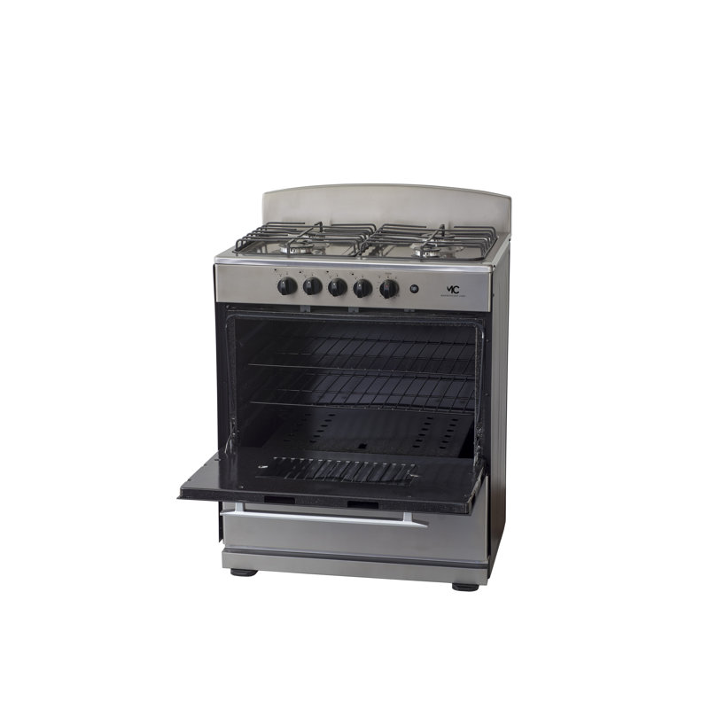 Cuisinière autoportante de 30 po avec une capacité de four de 4,0 pieds cubes - 4 brûleurs scellés Sabaf italiens -