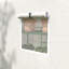 Walk in 213*140*190 cm Steel 1 Piece Walk-in Greenhouse Green with Roll-up Door and Windows-134742488