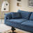 Tofu-Block Minimalist Cloud Straight Sofa