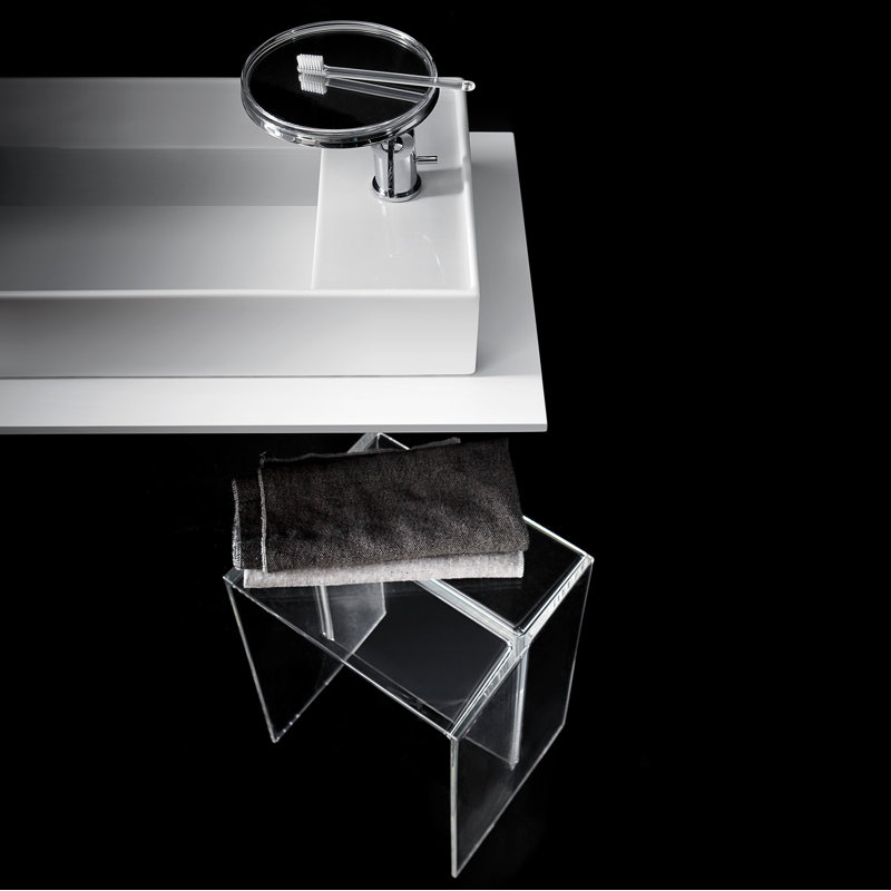 Max Beam End Table, Crystal