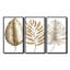 Ensemble de décorations murales Reflection Tropical Beiges Leaves III - Plantes-107200666-107200711