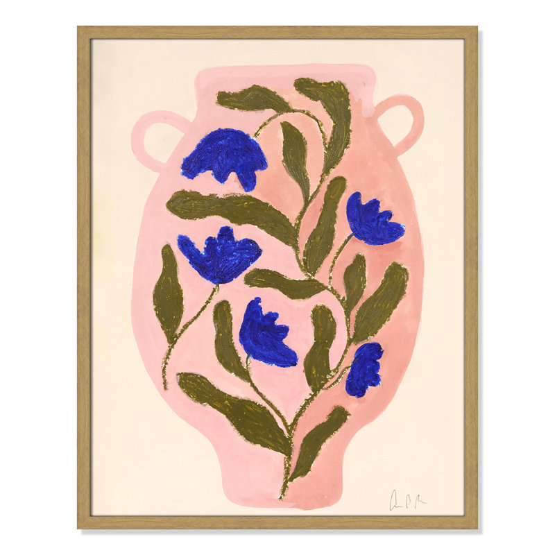 Vase n ° 01 par Camilla Bergqvist, H 29,5 po x l 23,5 po x P 0,75 po, Impression encadrée naturelle sans passe-partout