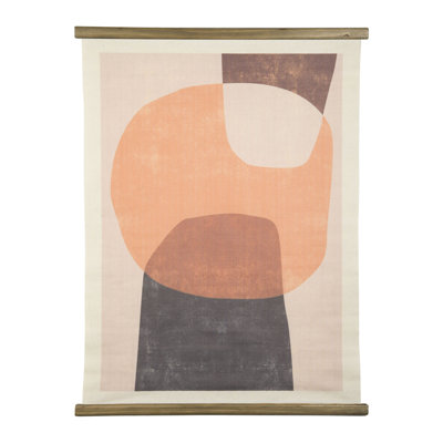 Canvas Scroll Abstract Wall Decor