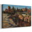 Edward Theodore Compton, "Ruines romaines" - Art mural sur toile tendue de qualité musée-358611387
