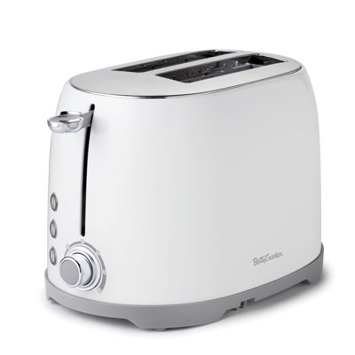 BCK Series Betty Crocker 2-slice Multi-function Toaster, Toaster 2 Slice With Extra Wide Slots For Thick Bread, Bagel & Waffle, Toast Shade Control Dial, Slide Out Crumb Tray