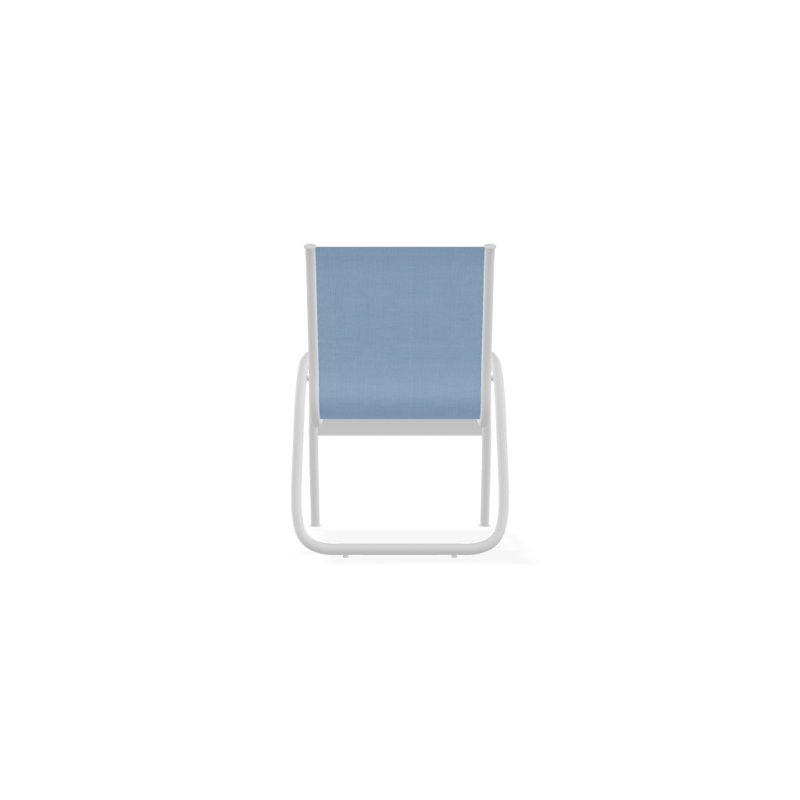 Fauteuil de patio Gardenella, Blanc texturé, Ciel 42D