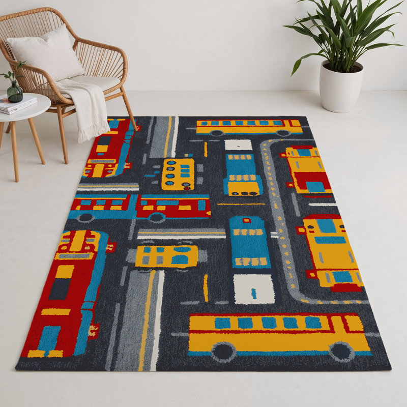 Tapis intérieur et extérieur brun Transport, Rectangle 9 pi x 12 pi