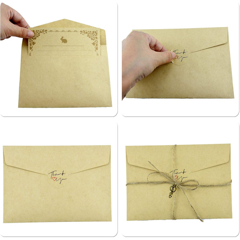 Stationary Paper And Envelopes Set, Aged Paper Writing Paper Stationery Set For Writing Printing