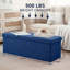 Banc de rangement rembourré Torryn-315871169