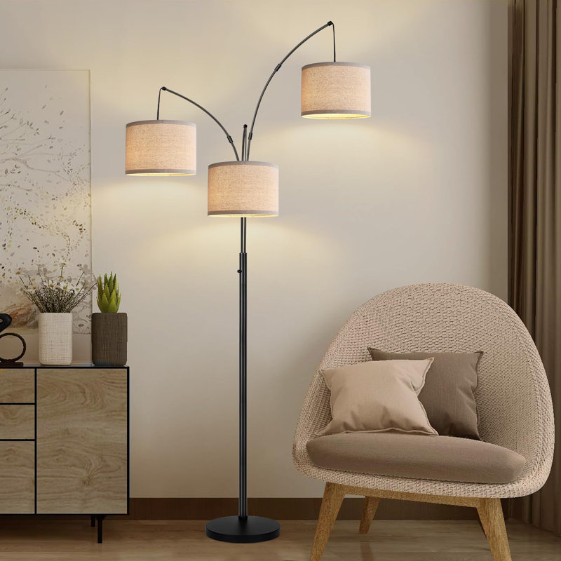 Ammara 79.88'' Tree Floor Lamp, Beige